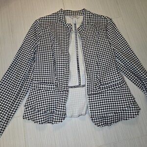 WHBM Market Peplum Blazer sz M